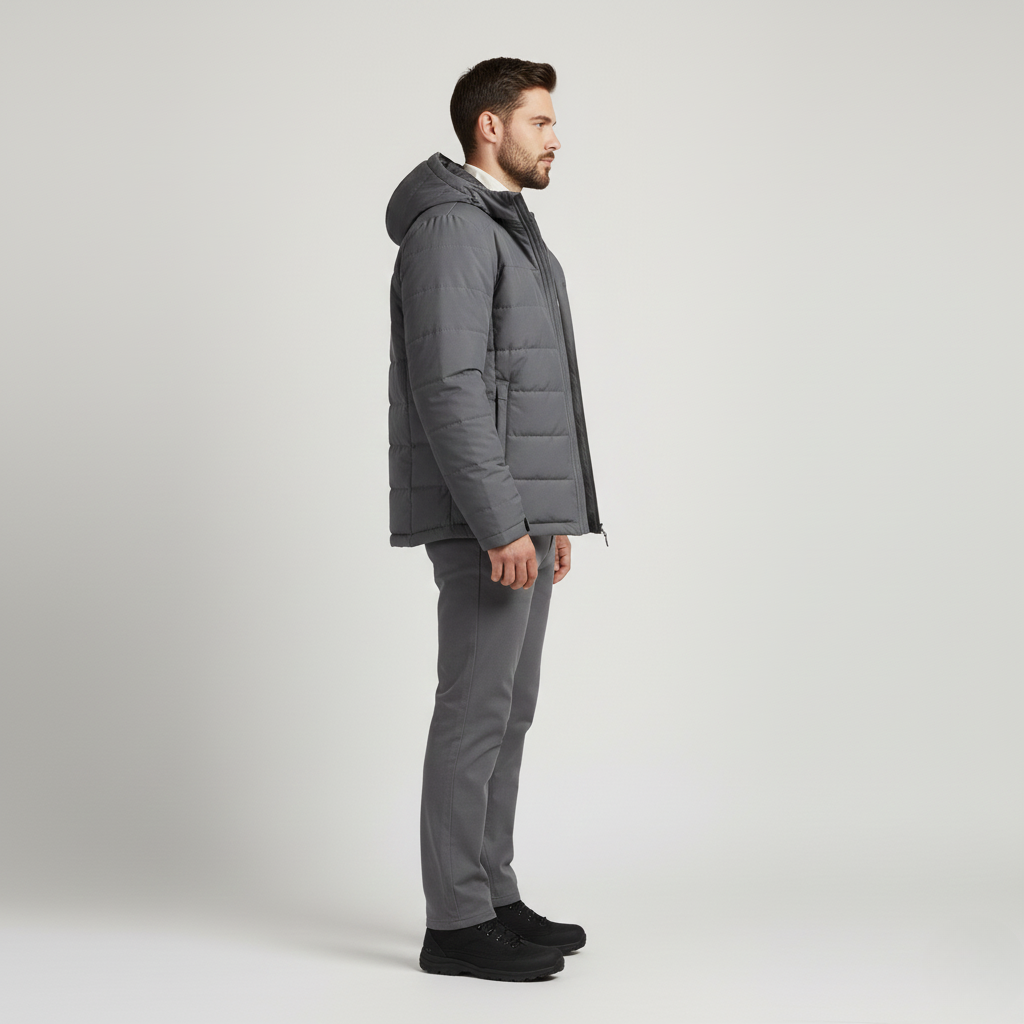 Men's Hooded Puffer Jacket
