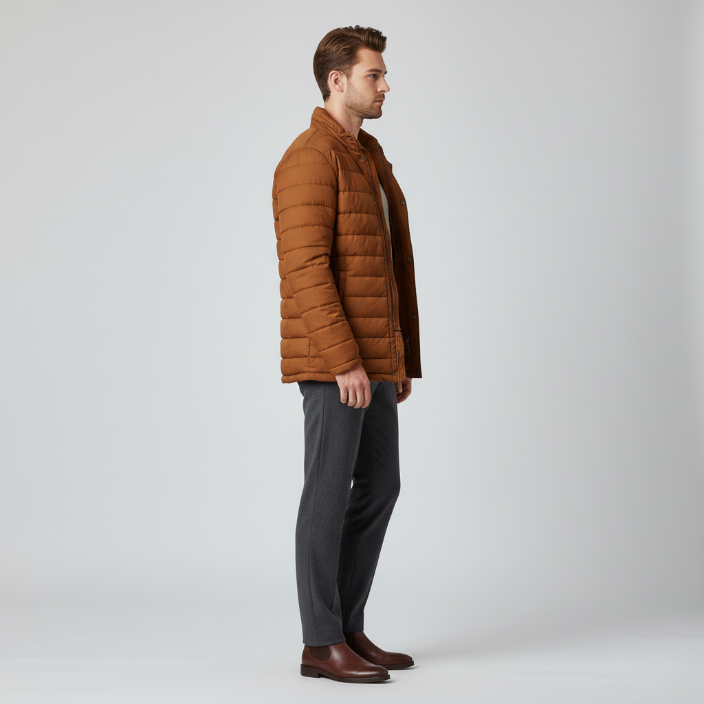 Men's Lightweight Quilted Puffer Jacket