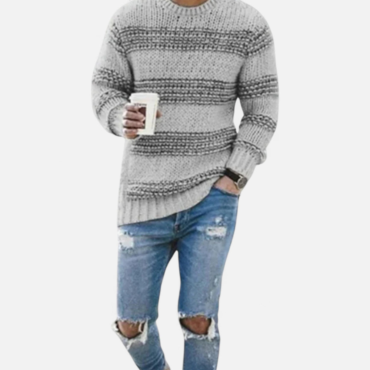 Men's Classic Winter Pullover Sweater