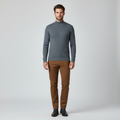 Men's Waffle-Knit Mock-Neck Top