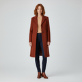 Women's Tailored Mid-Length Coat