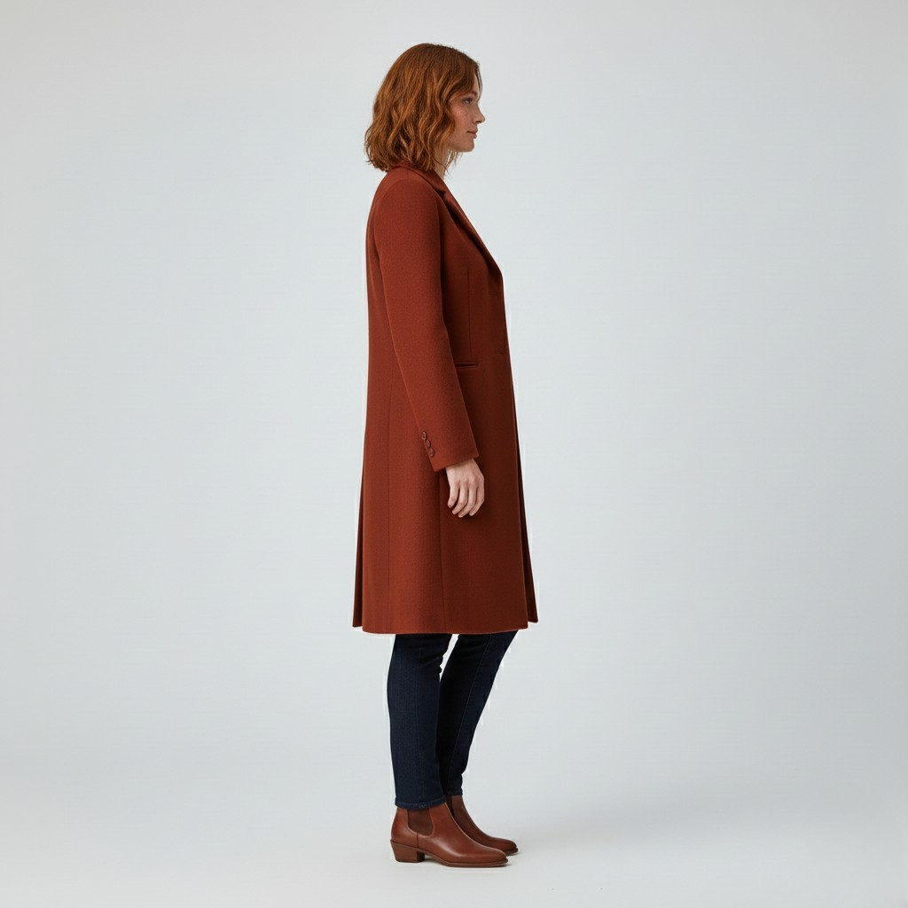 Women's Tailored Mid-Length Coat