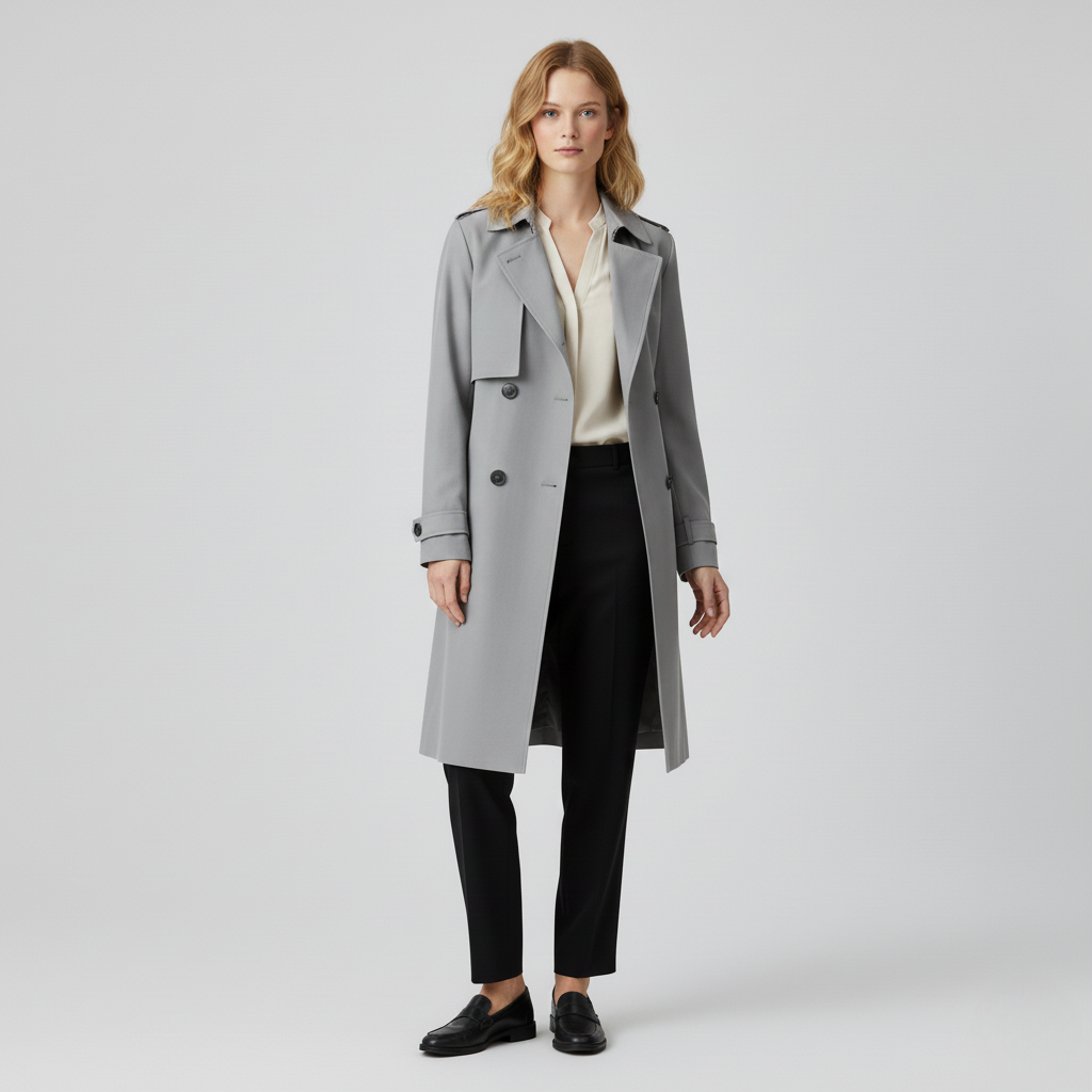 Women's Longline Trench Coat
