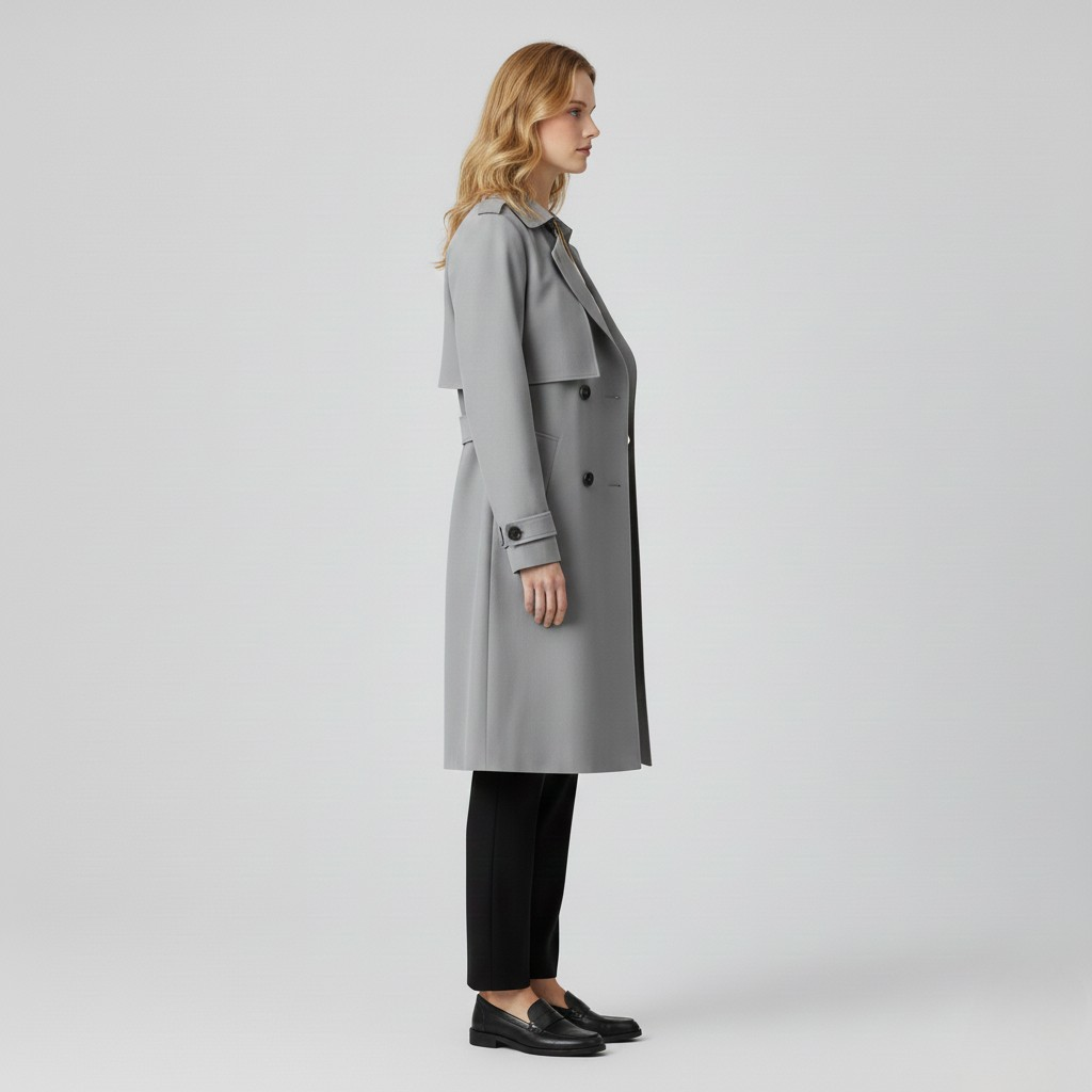 Women's Longline Trench Coat