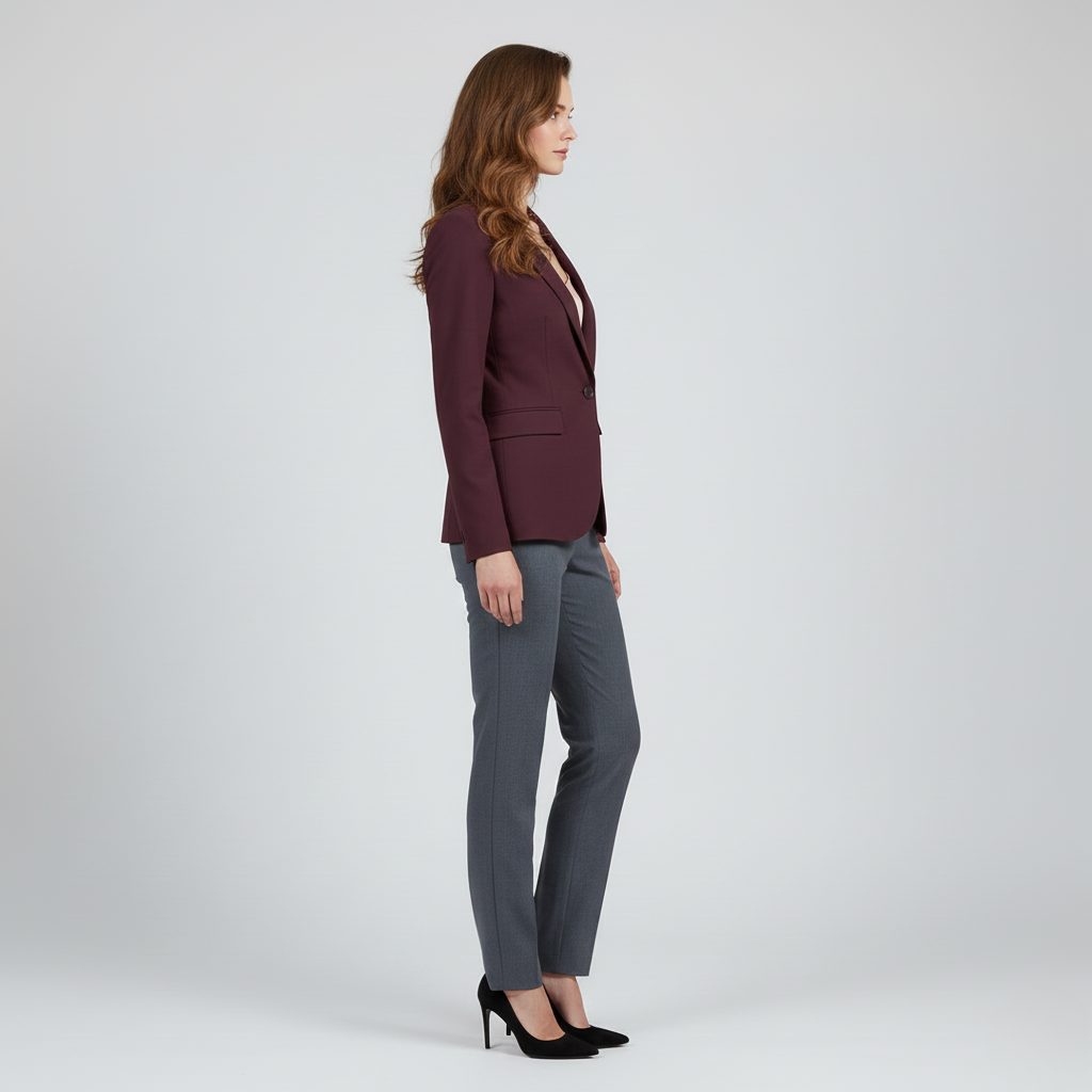 Women's Refined Single-Button Blazer