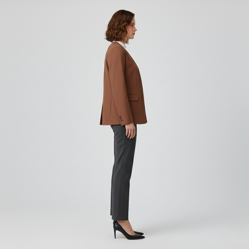 Women's Classic Single-Button Blazer