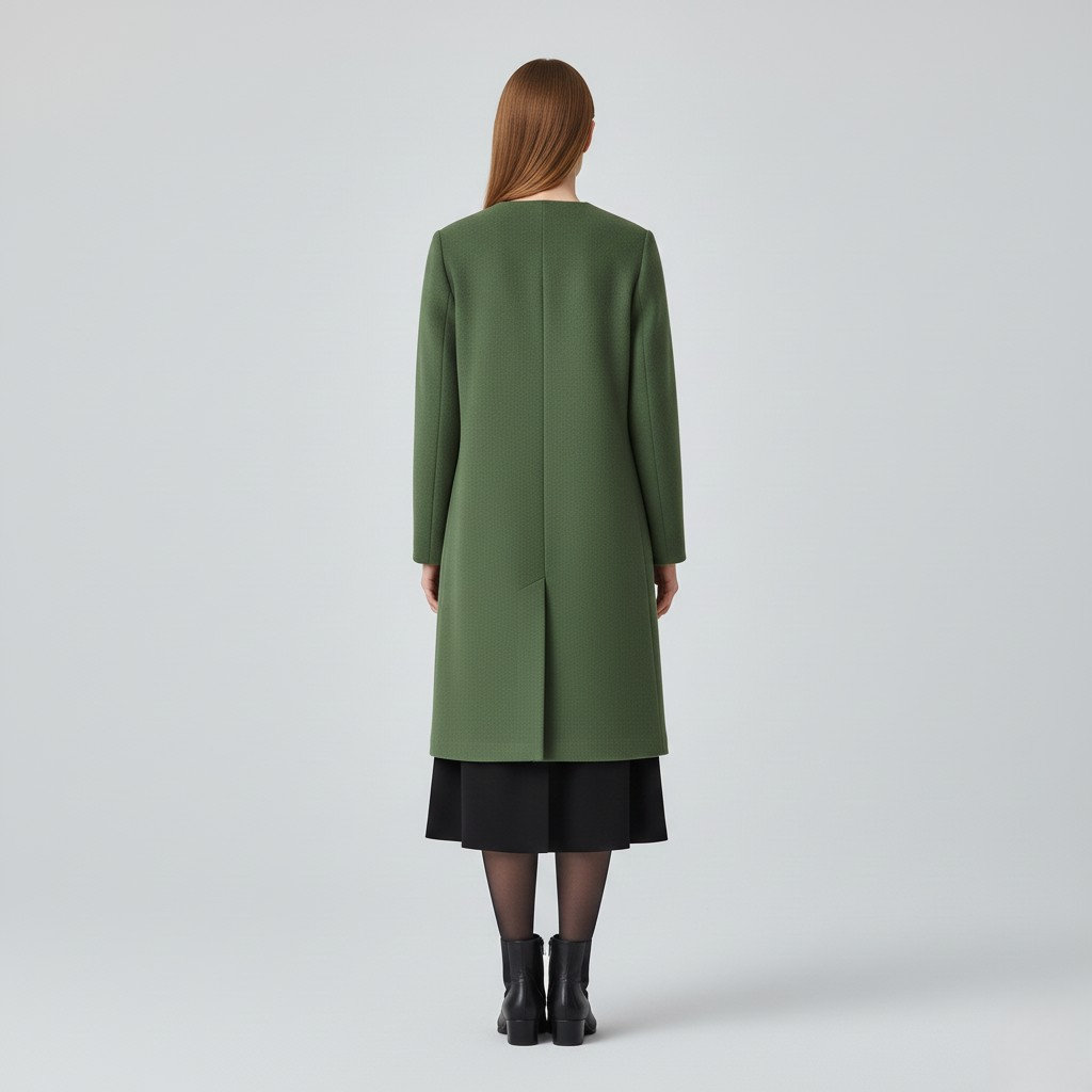 Women's Minimalist Longline Coat