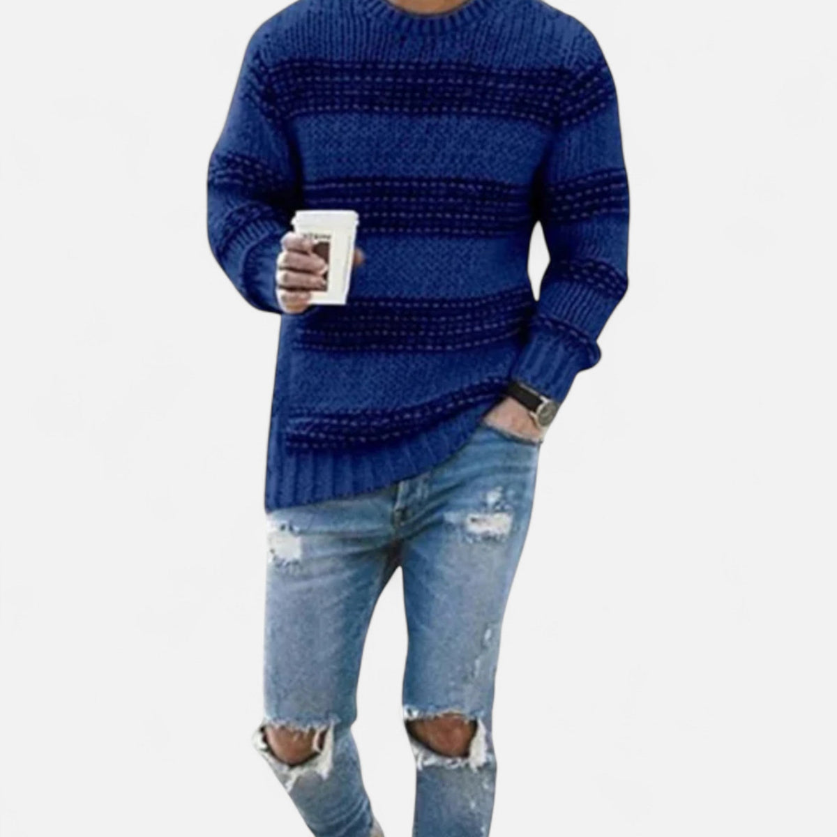 Men's Classic Winter Pullover Sweater