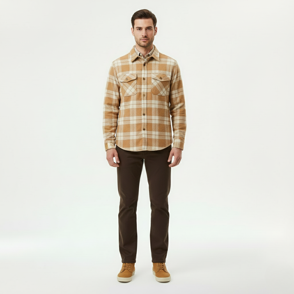 Men's Plaid Overshirt