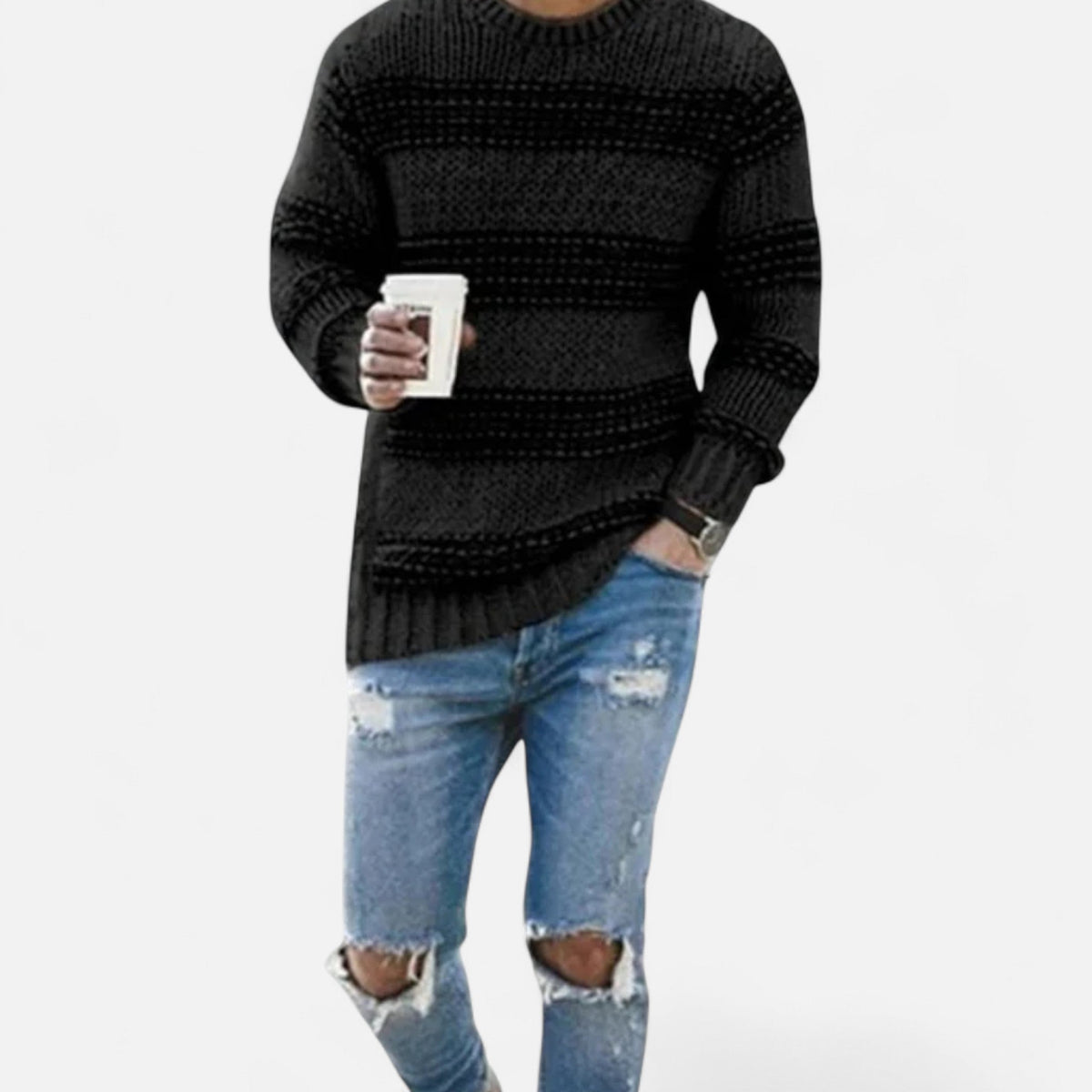 Men's Classic Winter Pullover Sweater