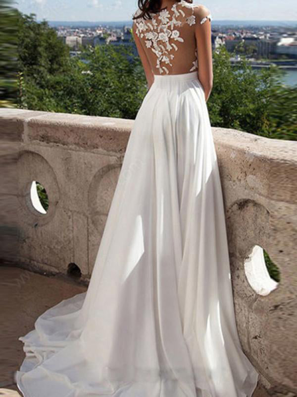 Women's Maternity Lace Side Slit Dress