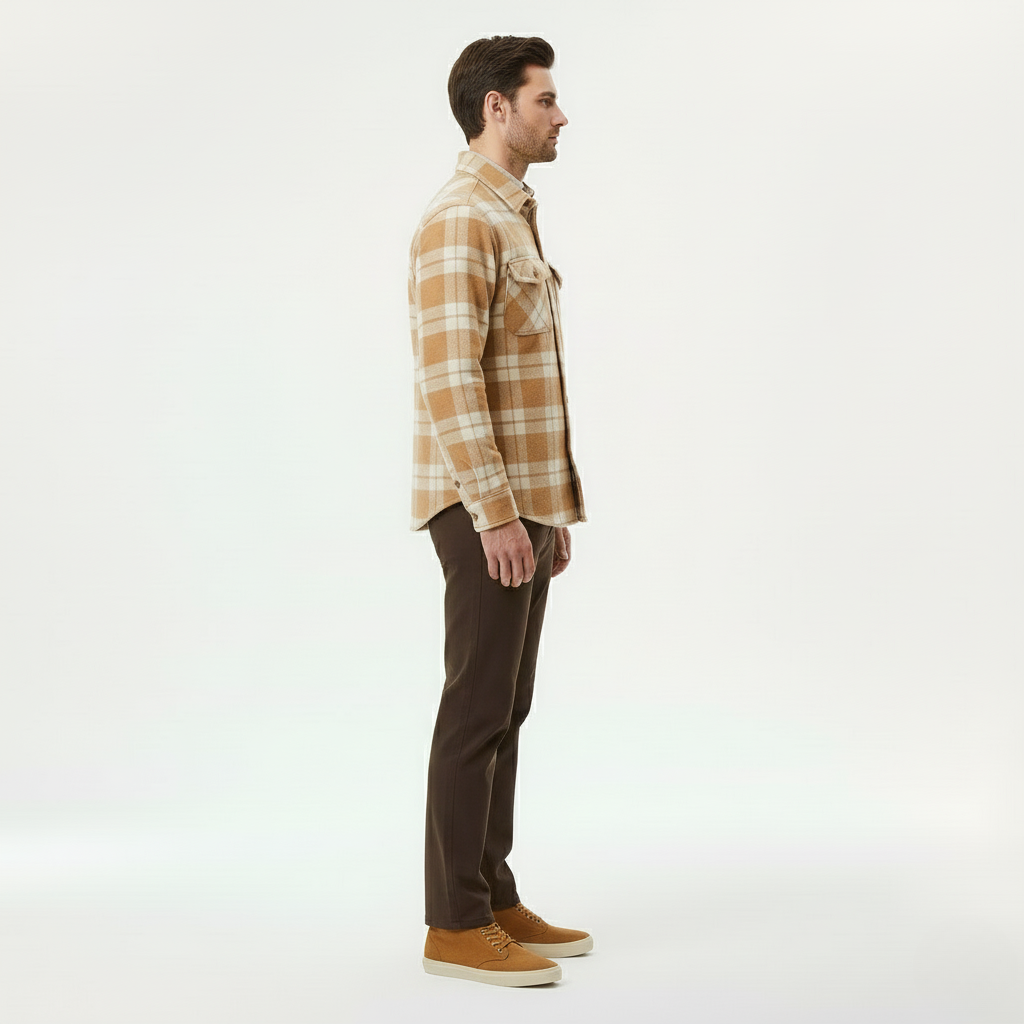 Men's Plaid Overshirt