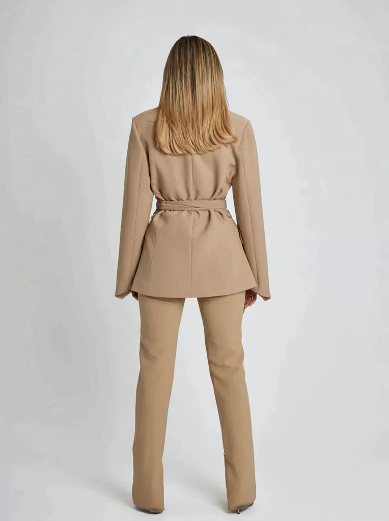 Women's Belted Waist Blazer