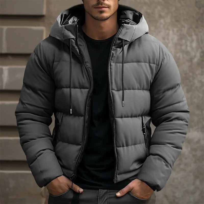 Men's Insulated Hooded Puffer Jacket
