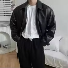 Men's Oversized Zip-Up Jacket