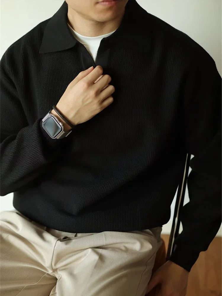 Men's Long-Sleeve Turtleneck Sweater