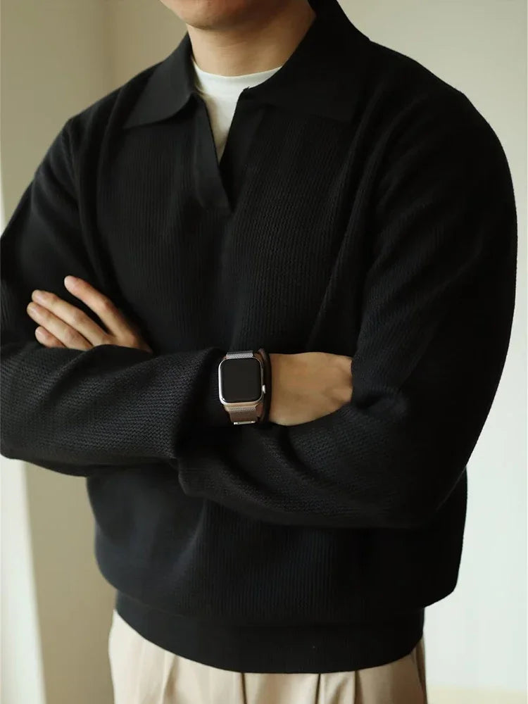 Men's Long-Sleeve Turtleneck Sweater
