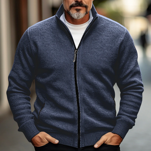 Men's Full-Zip Knit Cardigan