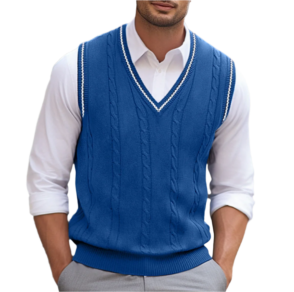 Men's Lightweight V-Neck Sweater Vest