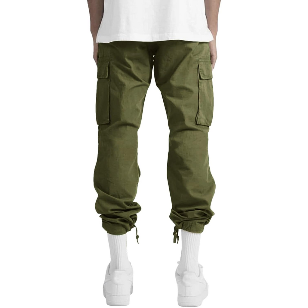 Men's Relaxed Drawstring Cargo Pants