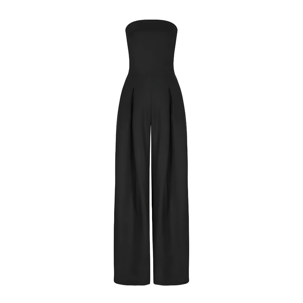 Women's Strapless Wide-Leg Jumpsuit