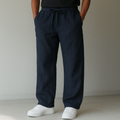 Men's Wide-Leg Drawstring Casual Pants
