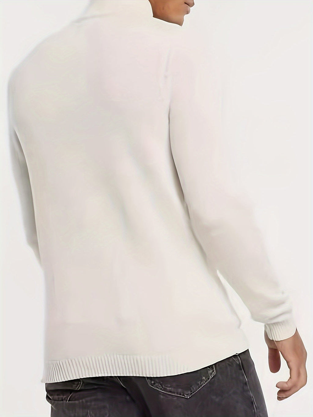 Men's Stretch Half-Zip Knit Pullover