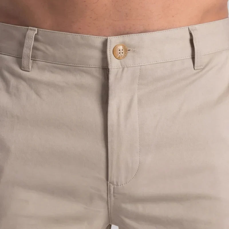 Men's Slim-Fit Tailored Chino Shorts