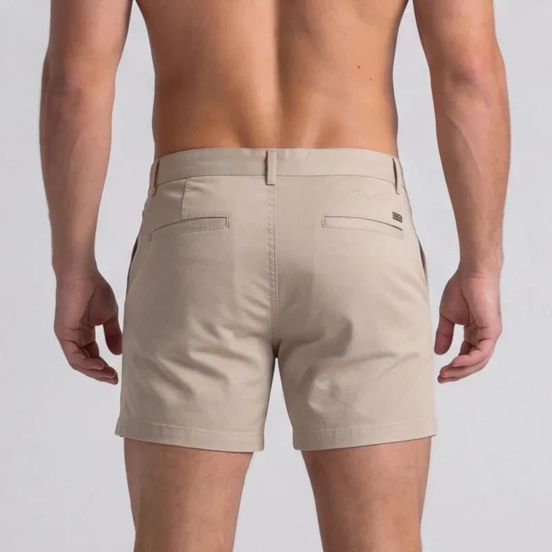 Men's Slim-Fit Tailored Chino Shorts